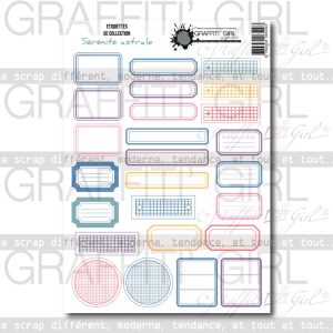 Die-cut étiquettes Sérénité astrale