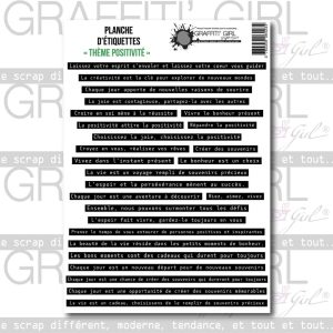 Die-cut thème Positivité