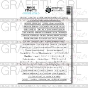 Die-cut Thème Sérénité astrale