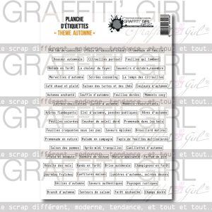 Die-cut Thème Automne