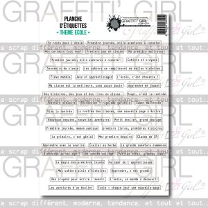 Die-cut Thème Ecole