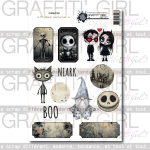 Die-cut Frissons nocturnes