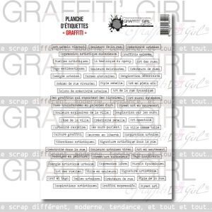 Die-cut Thème Graffiti