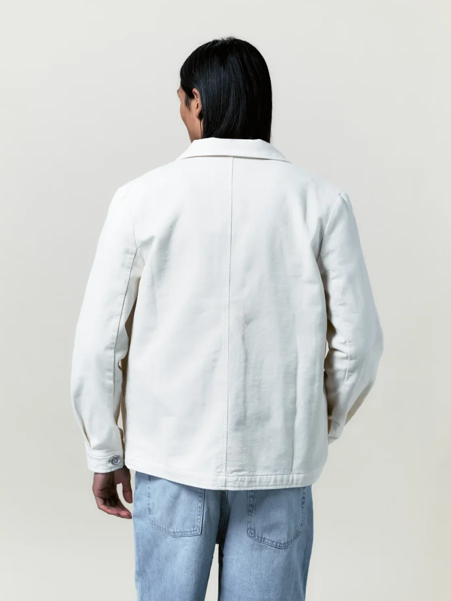 VESTE WORKER TOILE ECRU – Image 9