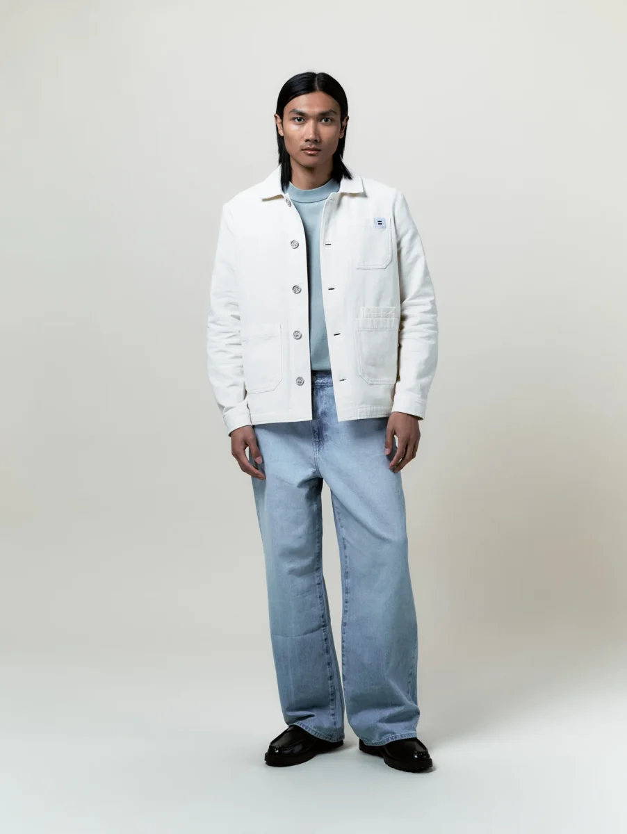 VESTE WORKER TOILE ECRU – Image 7