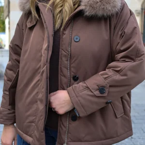 Doudoune "EMY" chocolat