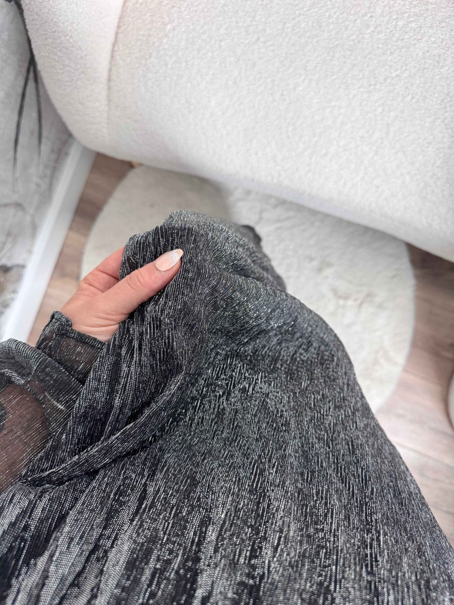 ROBE LONGUE IRISÉE ARGENTÉ – Image 8