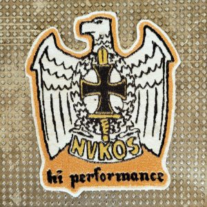 Patch Brodé "Hi performance" in memory to Ed Roth EN VIEUX TISSU COTON