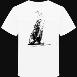 T-Shirt "Chopper Line" BIKE OLD VINTAGE DESIGN CHOPPER