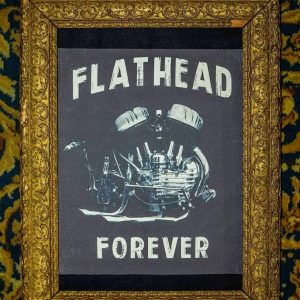 Backpatch "Flathead Forever" MOTORCYCLE 750 WLA
