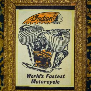 Backpatch "Indian World's Fastest Motorcycle"