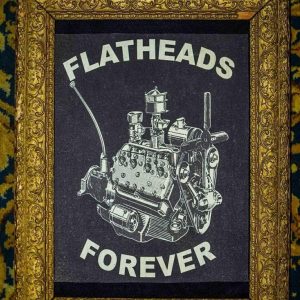 Backpatch "Flatheads Forever 2"  MOTORCYCLE V8