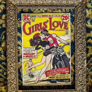 Backpatch "Girls Love" MOTORCYCLE VINTAGE AFFICHE MAG
