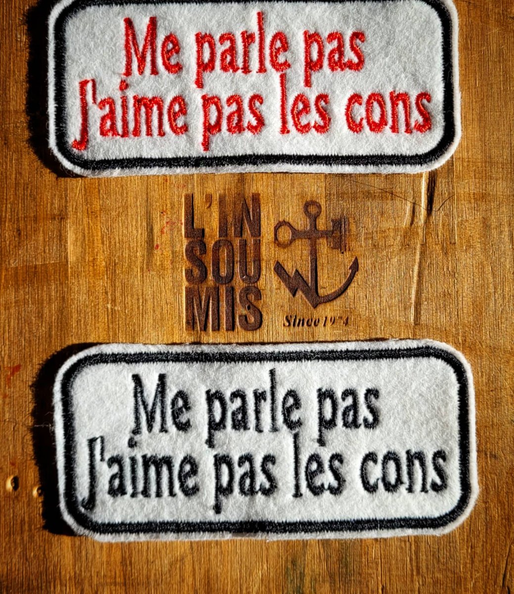 Me parle pas J'aime pas les cons (2nd Version Rouge & Blanc) – Image 5