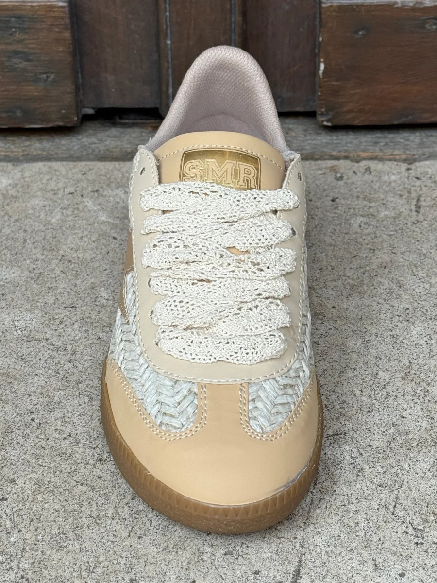 Basket en cuir beige EMILY D507 Semerdjian – Image 4