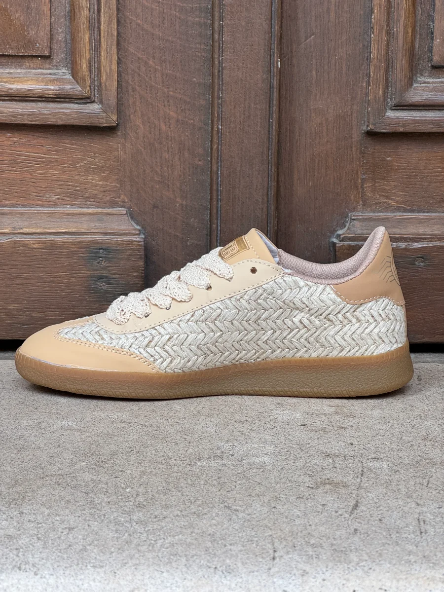 Basket en cuir beige EMILY D507 Semerdjian – Image 5