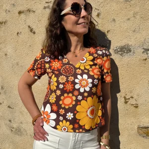 Top SEVENTIES n°26 marron Hippocampe