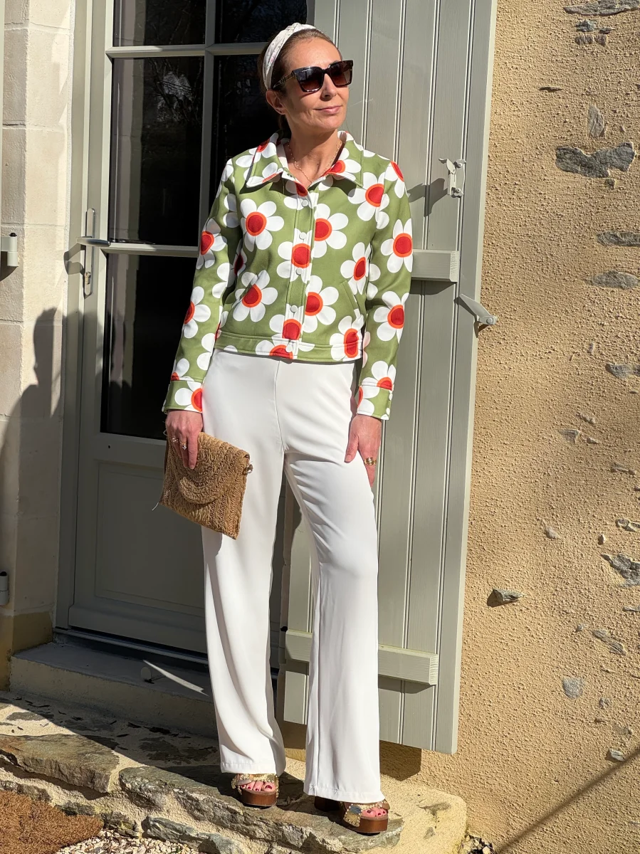 Veste verte SEVENTIES n°39 Hippocampe – Image 3