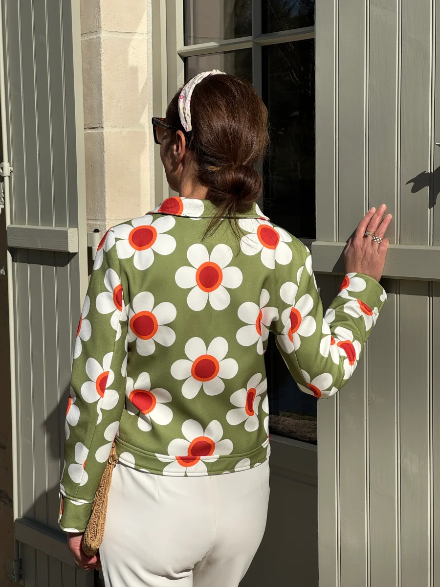 Veste verte SEVENTIES n°39 Hippocampe – Image 5
