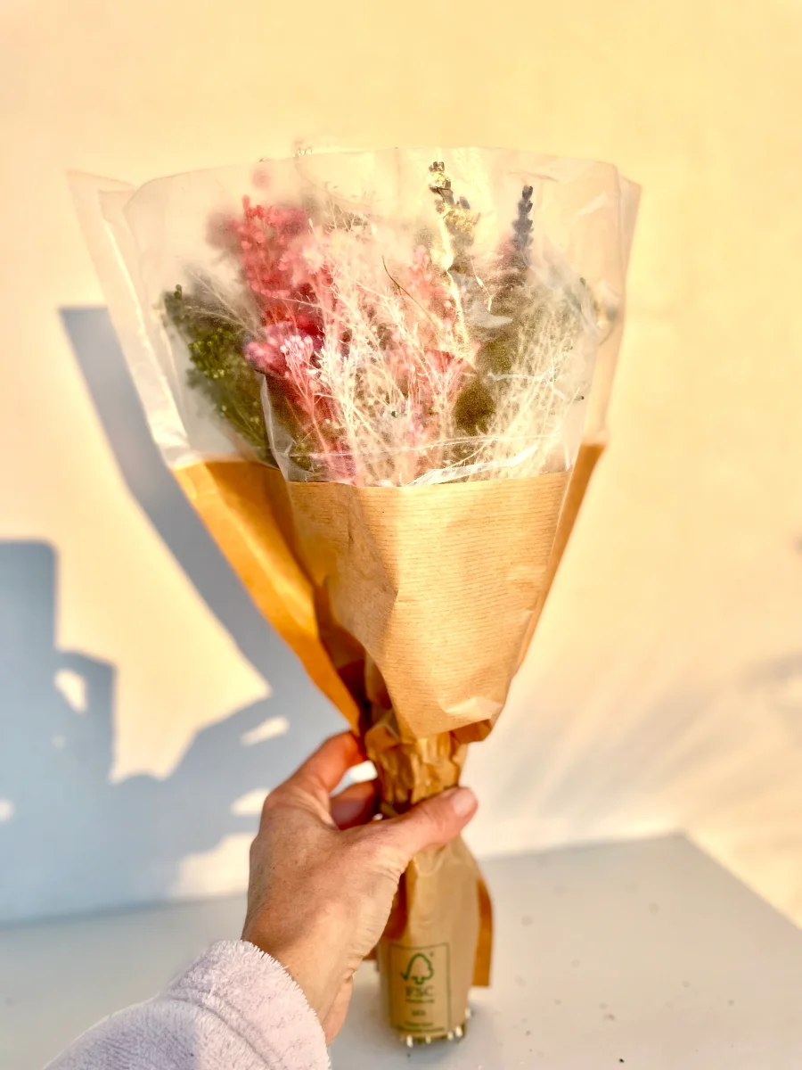BOUQUET DE FLEURS Séchées BOHEME Rose – Image 5