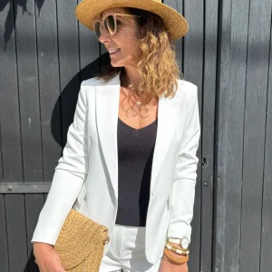 Veste blanche DIANA Hippocampe