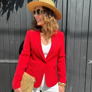 Veste rouge DIANA Hippocampe