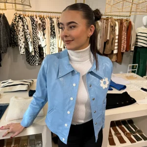 Veste vinyle ciel DAISY Hippocampe