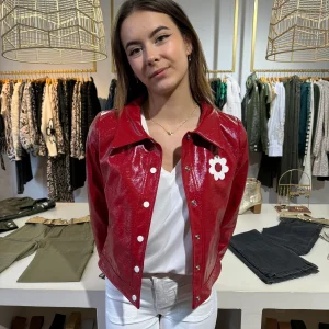 Veste vinyle hermes DAISY Hippocampe