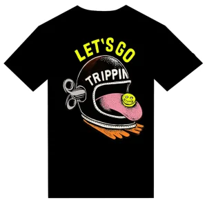 T-Shirt " Let's go trippin" HELMET BIKER