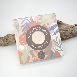 Lingettes lavables coton bio