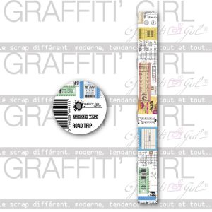 Masking tape Road Trip