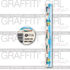Masking tape Mer & sable