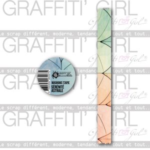 Masking tape Sérénité astrale