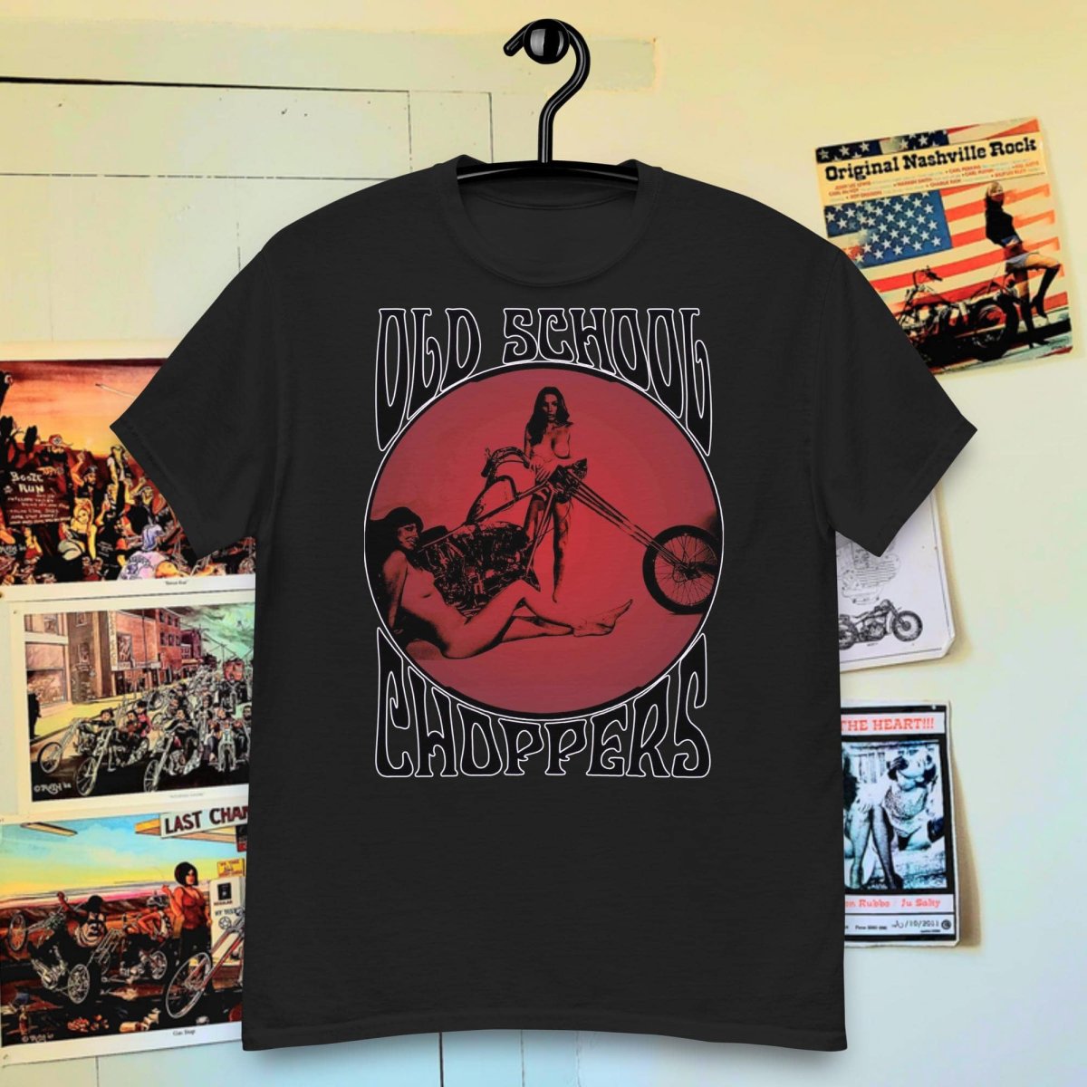 T-Shirt " Old School Chopper" – Image 6