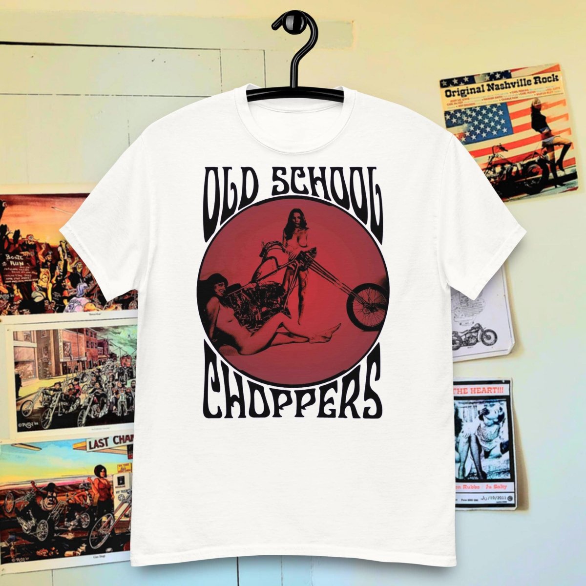 T-Shirt " Old School Chopper" – Image 5