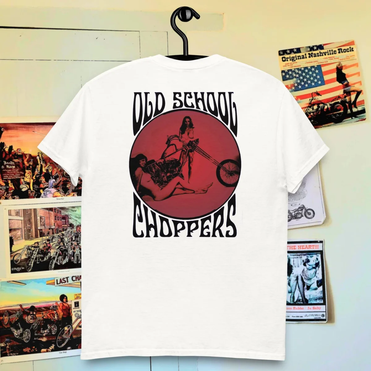 T-Shirt " Old School Chopper" – Image 2