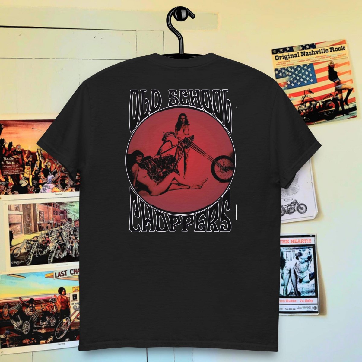 T-Shirt " Old School Chopper" – Image 4
