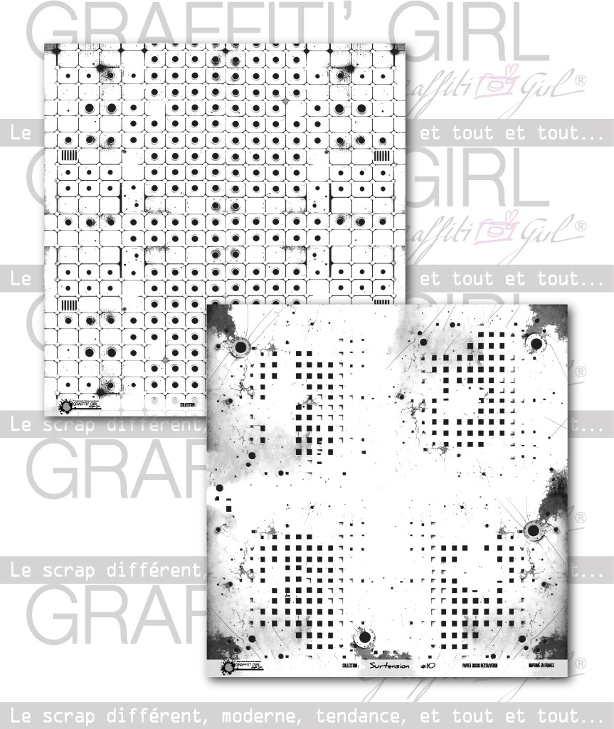 Lot de 6 papiers 30×30 Surtension – Image 7