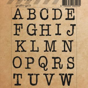 Tampons Transparents Alphabet