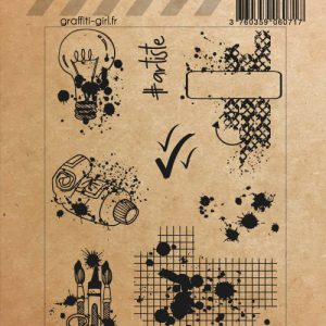 Tampons Transparents Artiste en herbe