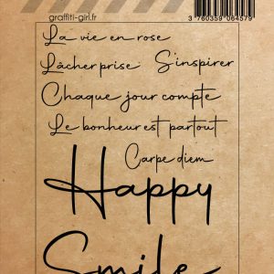 Tampons Transparents Carpe Diem