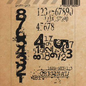 Tampons Transparents Chiffres