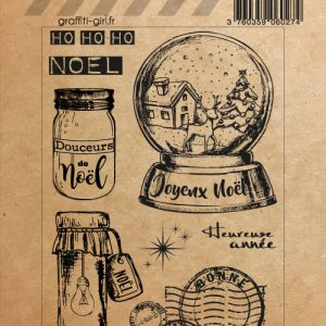 Tampons Transparents Christmas