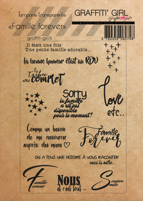 Tampons Transparents Famille forever – Image 2