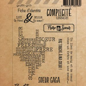Tampons Transparents Frère & Soeur