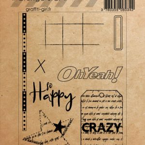 Tampons Transparents Grunge star