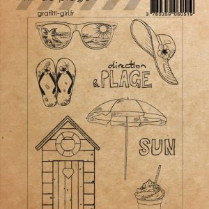 Tampons Transparents Kit de plage