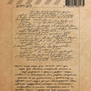 Tampons Transparents Manuscrit