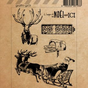 Tampons Transparents Noël