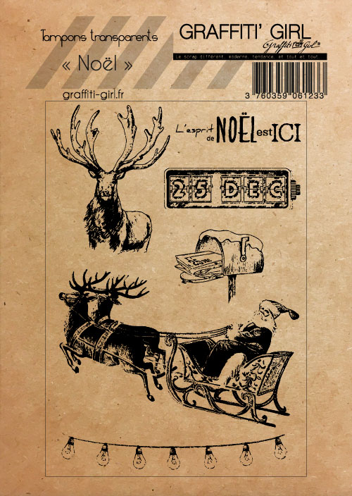 Tampons Transparents Noël – Image 2